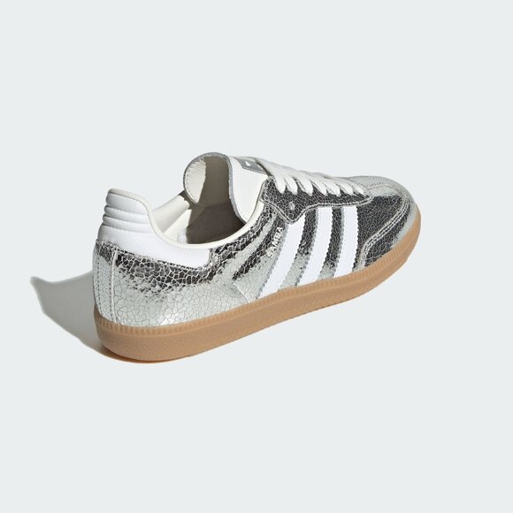 Adidas Samba OG Women’s Sneakers – Silver/White - Picture 5 of 9